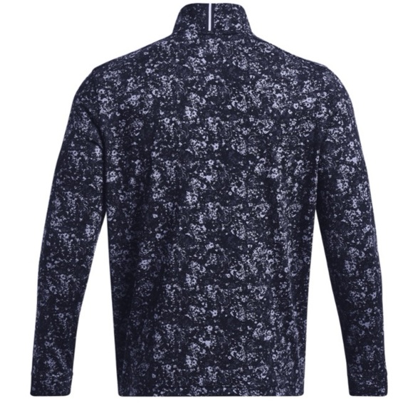 Under Armour UA Playoff Printed Stretch LS 1/4Zip UPF50 Active Top Golf Pullover - Picture 4 of 13